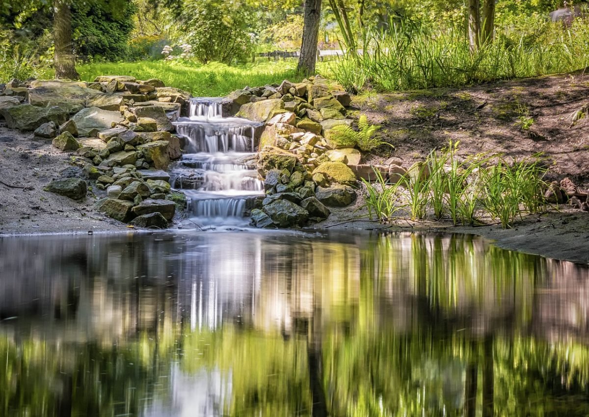 waterval vijver